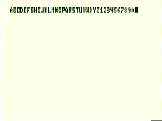 '3x5 Character Set' - Small Characters