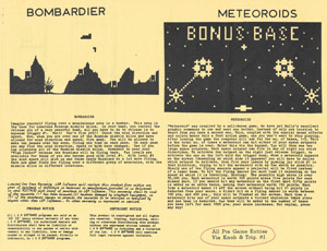 Bombardier/Meteoroids Instructions