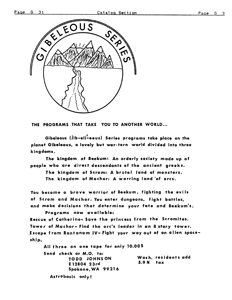 Gibeleous Series Tape Ad (Sourcebook)