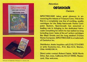 Treasure Cove Ad