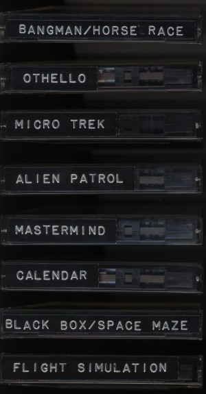 Miscellaneous Tapes, Set 1 (Tape Case Labels)