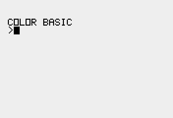 Color BASIC 1